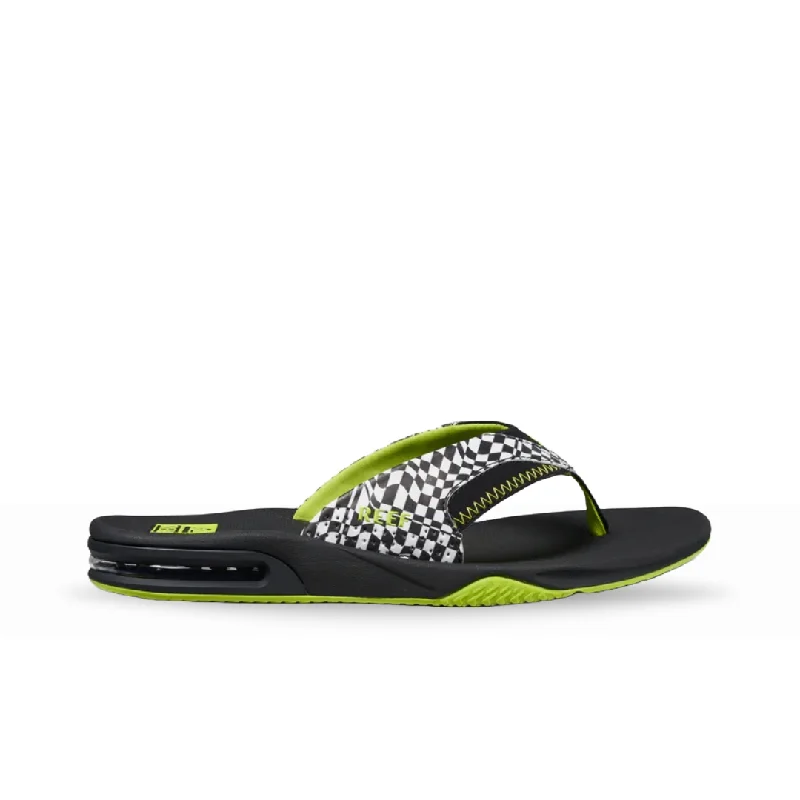 Men's sandals with a buckle closureReef Men's Fanning Flip Flops - Swell Checkers