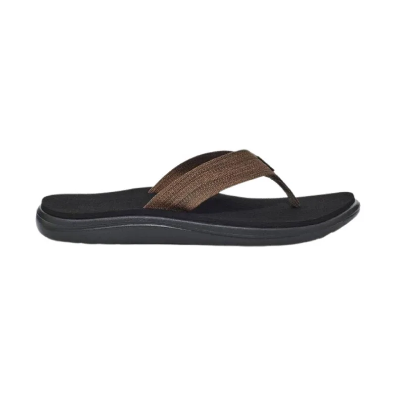 Men's sandals in a neutral color like black or brownTeva Men's Voya Flip Flop - Bristol Chocolate Chip - ONLINE STORE CREDIT/EXCHANGE ONLY