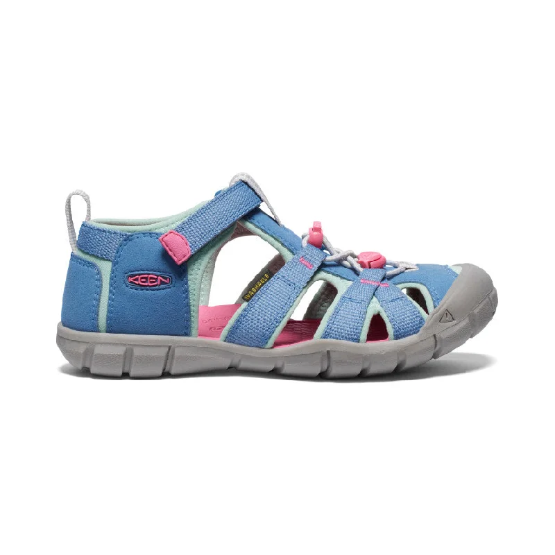 Men's sandals with a removable insole for cleaningBig Kids' Seacamp II CNX  |  Coronet Blue/Hot Pink