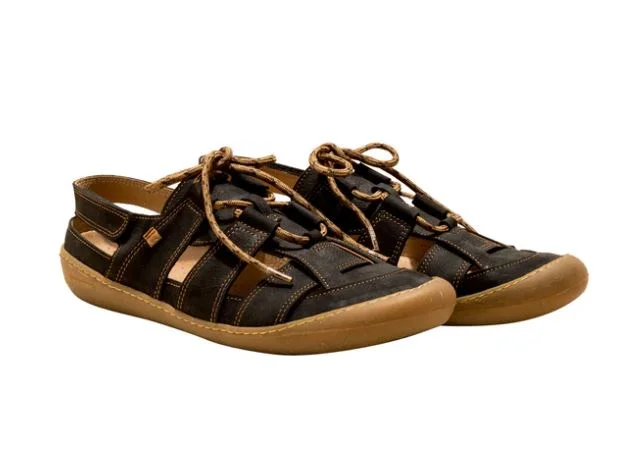 Men's sandals with a durable outer soleEL Naturalista Unisex - Pawikan - N5775 PLEASANT LEATHER Sandals