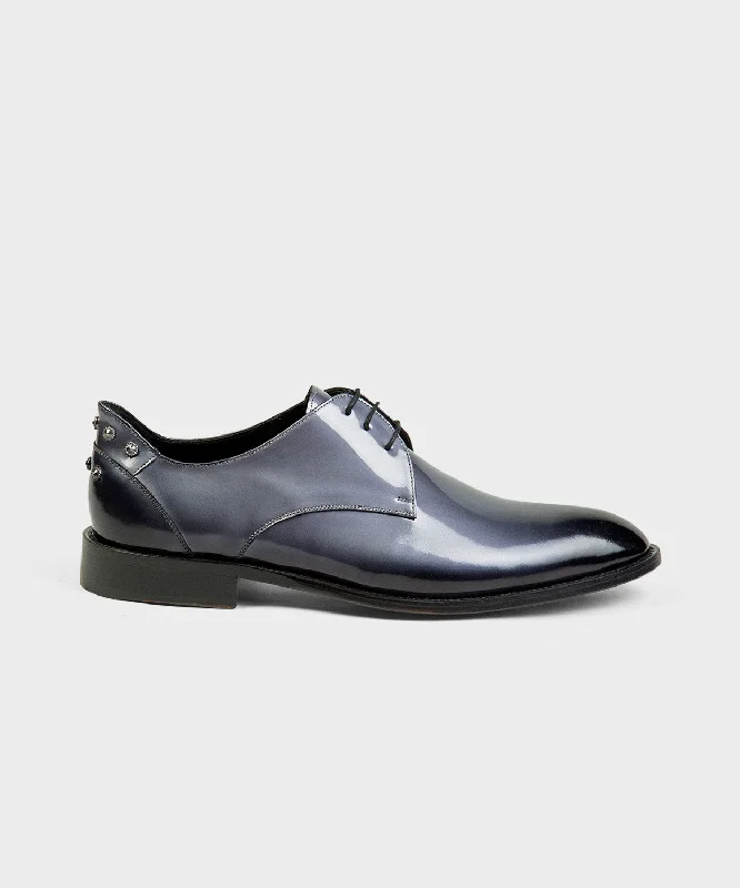 Gray Patent Loafer