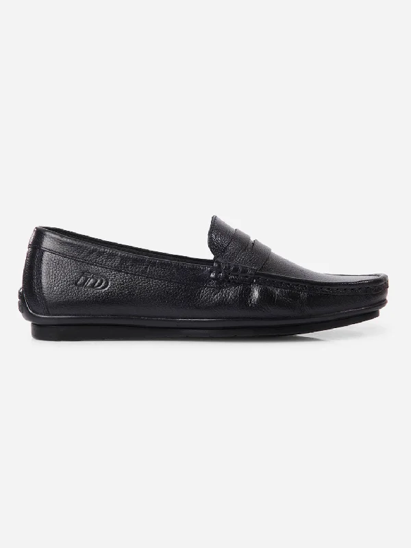 Men's Black Loafers (ID6111)