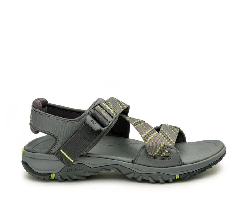 Men's sandals with a perforated leather upper for ventilationCURRENT