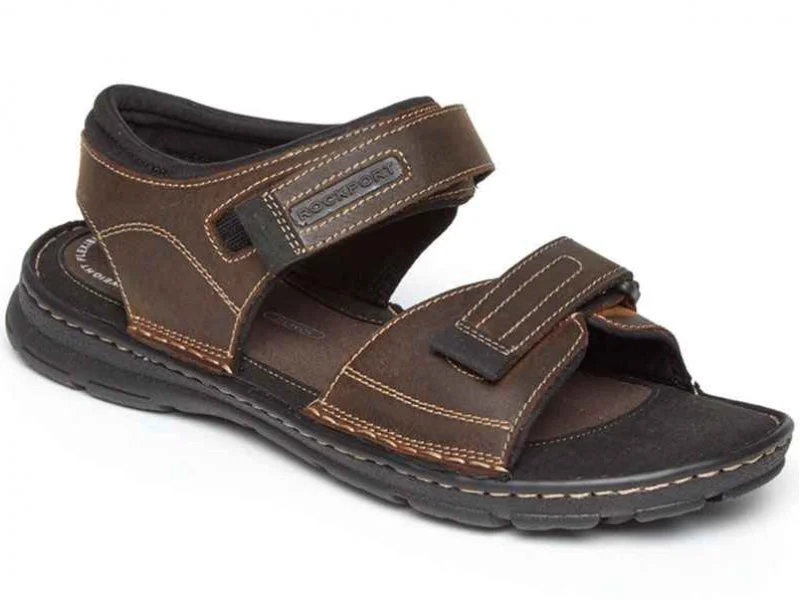 Men's sandals in a neutral color like black or brownRockport Darwyn Qtr Strap - Men's Sandal