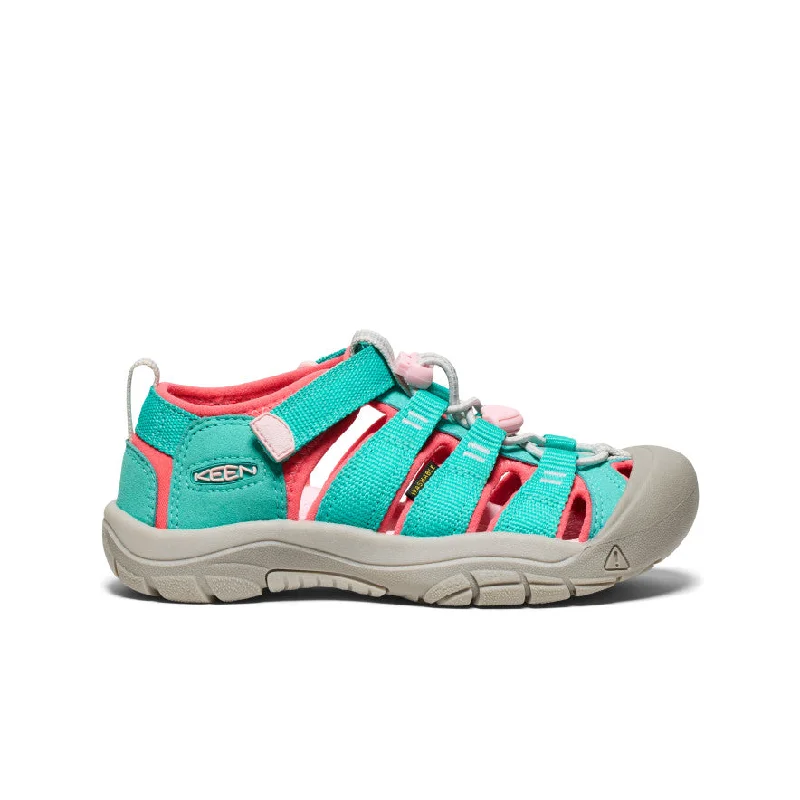 Men's sandals with a wide strap for supportBig Kids' Newport H2  |  Bright Aqua/Giggle Pink