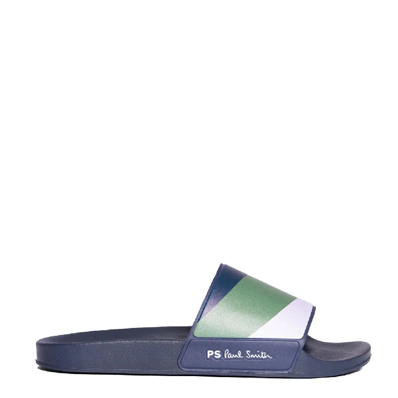 Men's sandals with a pointed toe for a stylish lookPaul Smith Nyro Sliders Lilac And Khaki