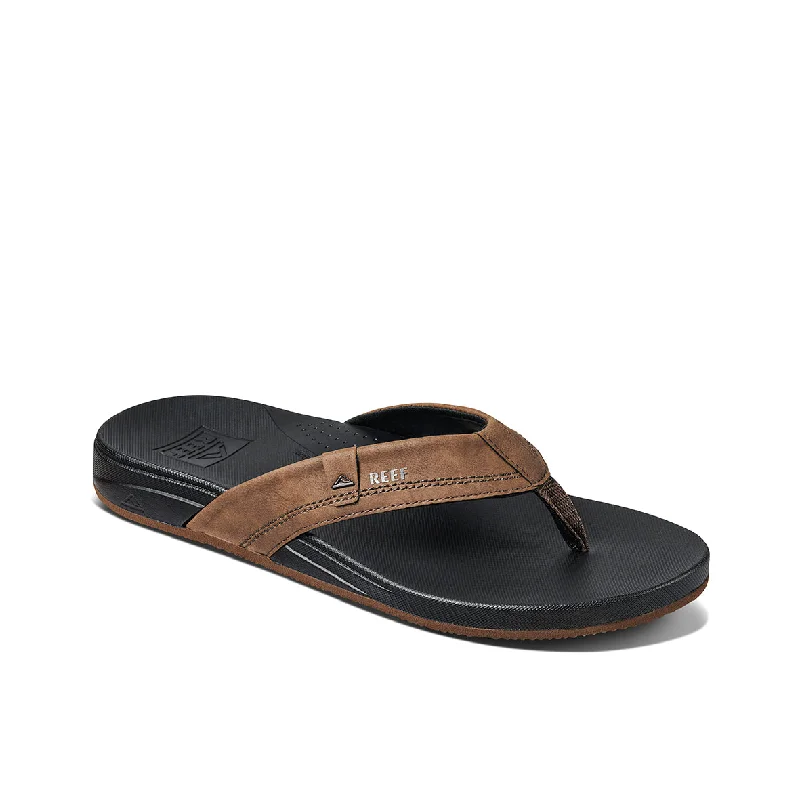 Men's sandals with a toe post designMens Cushion Spring - Brown