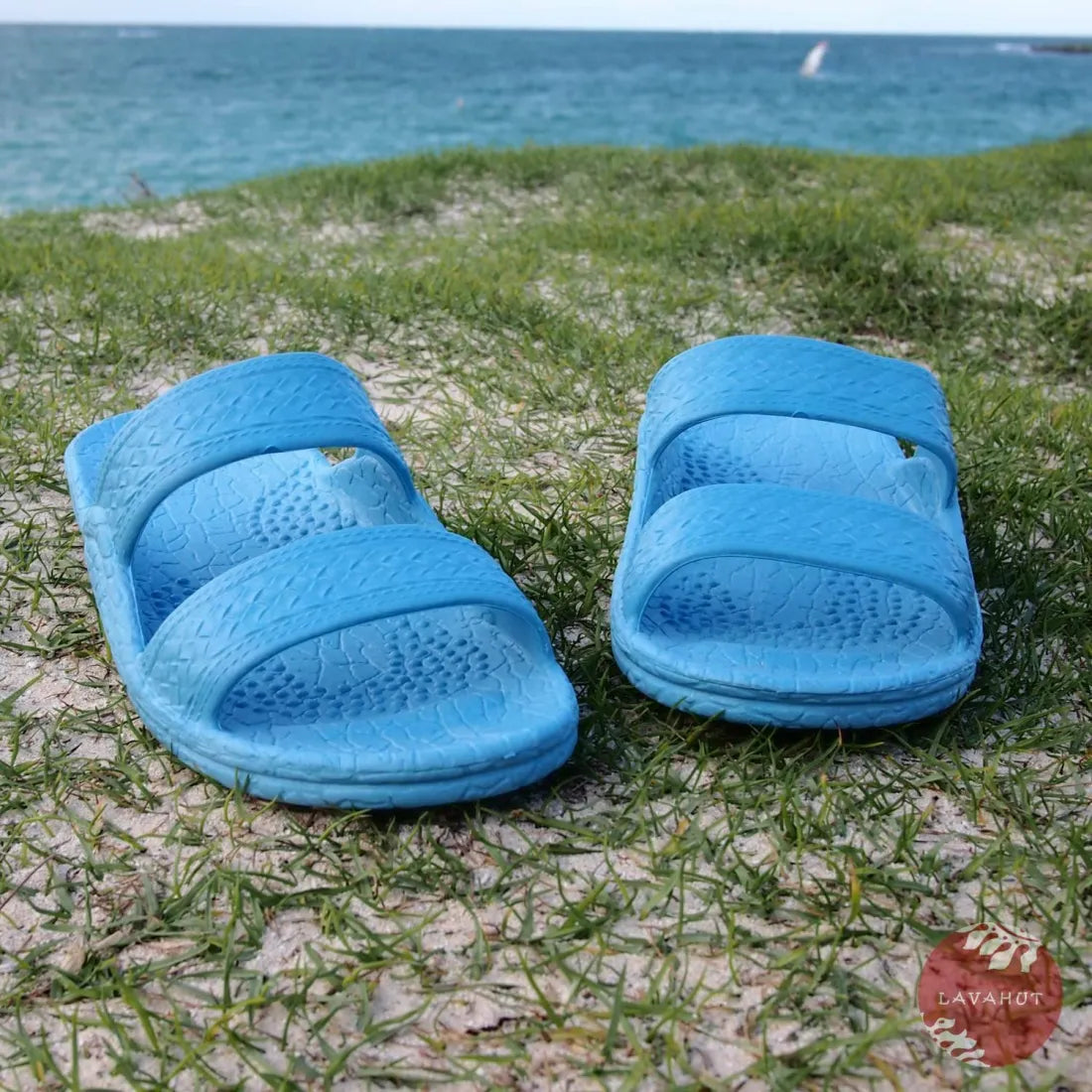 Men's sandals with a leather lining for comfortSky Blue Classic Jandals® - Pali Hawaii Sandals