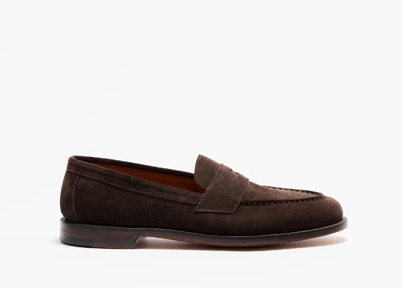 Traveler Penny Espresso Suede