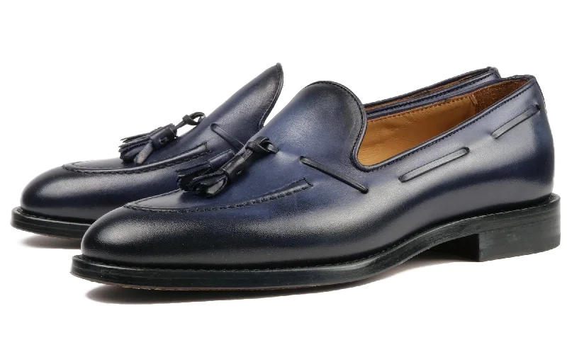 Henley Tassel Loafer Blue