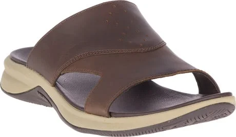 Men's sandals in a neutral color like black or brownTideriser Luna Slide Leather Earth