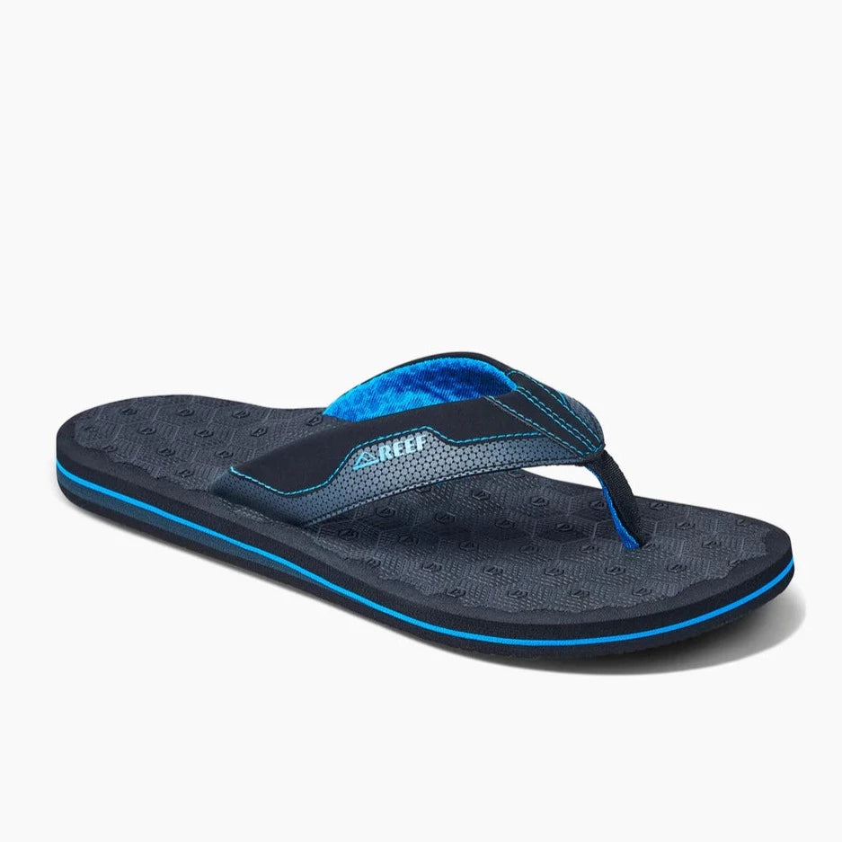 Men's sandals with a pointed toe for a stylish lookReef The Ripper Water Friendly Mens Sandal - Black / blue