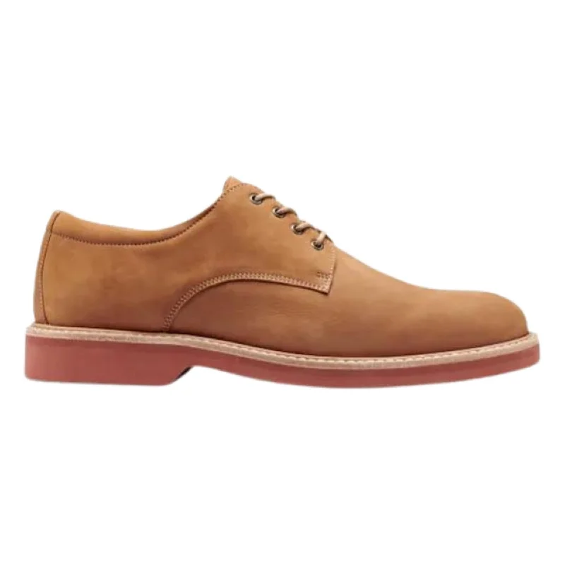 Men's Oxfords with a padded collar for a comfortable fitBass Men's Pasadena Derby Tan Buc