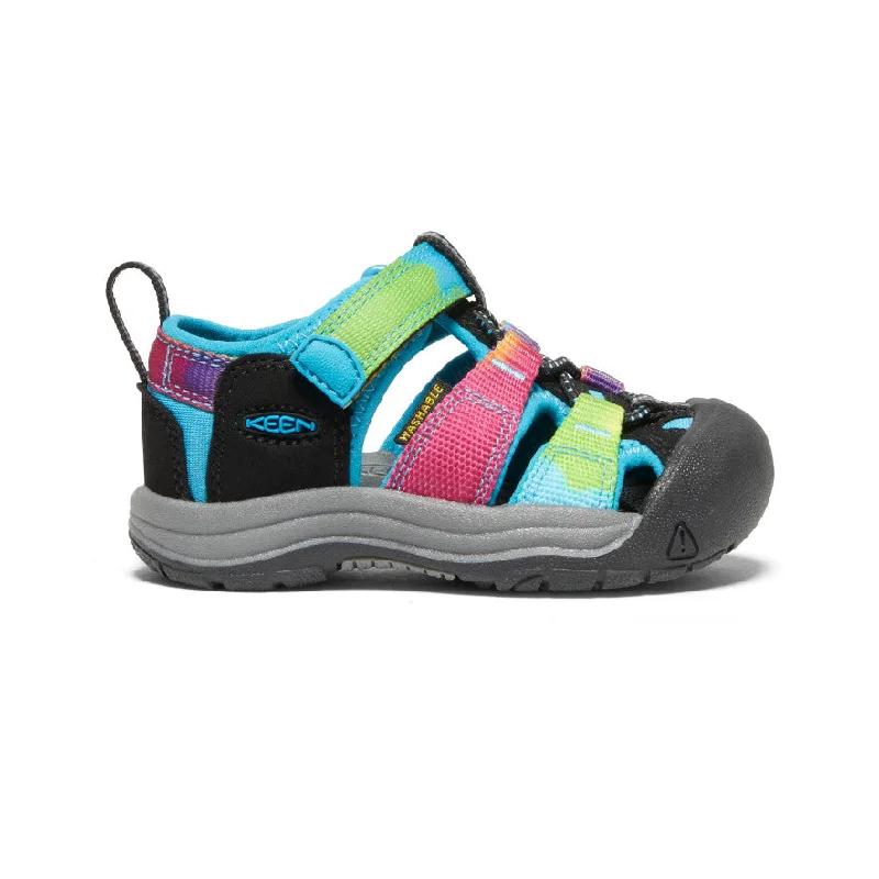 Men's sandals with a stretchy strap for a better fitToddlers' Newport H2  |  Rainbow Tie Dye