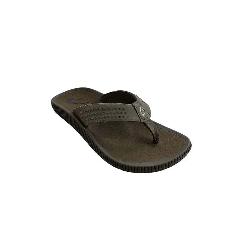 Men's sandals in a neutral color like black or brownMen's Ulele Flip Flop Sandal-Mustang/Mustang