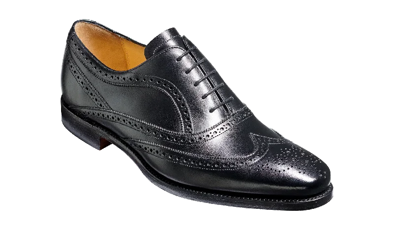 Men's leather Oxford shoes with a plain toeTuring - Black Calf