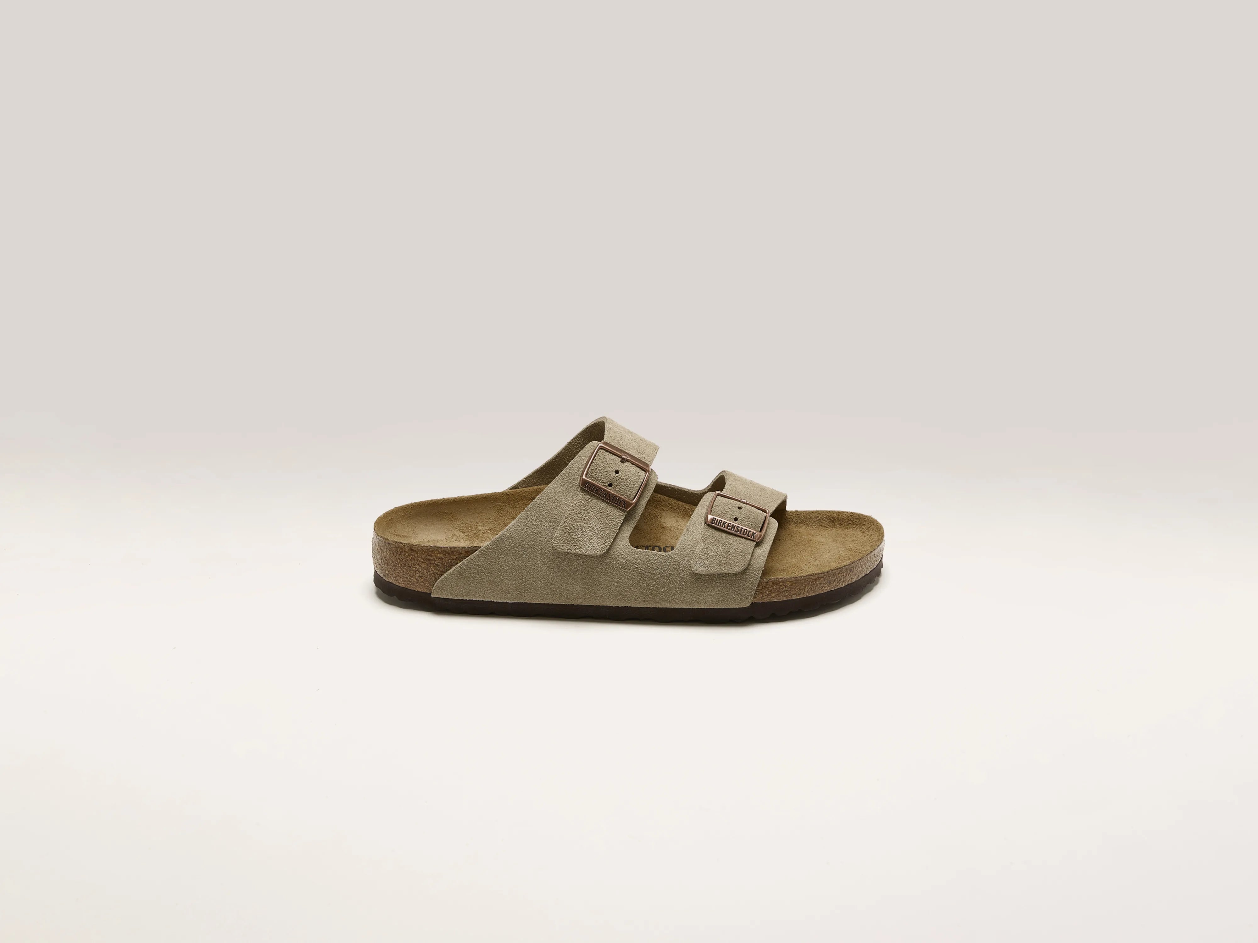 Men's sandals with a flexible sole for easy movementArizona Suede Leather for Men (242 / M / TAUPE)