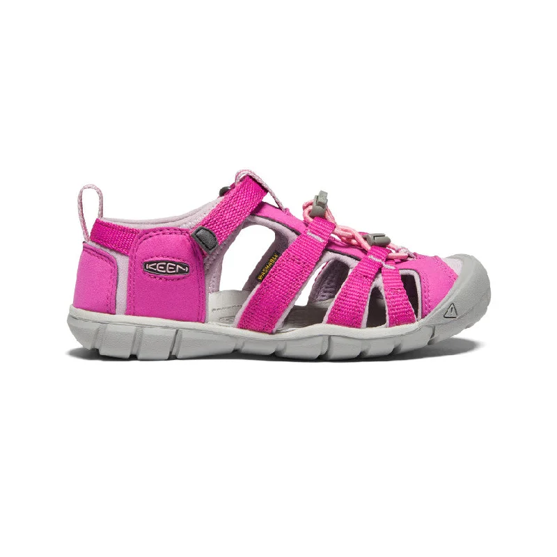 Men's sandals with a perforated leather upper for ventilationLittle Kids' Seacamp II CNX  |  Very Berry/Dawn Pink