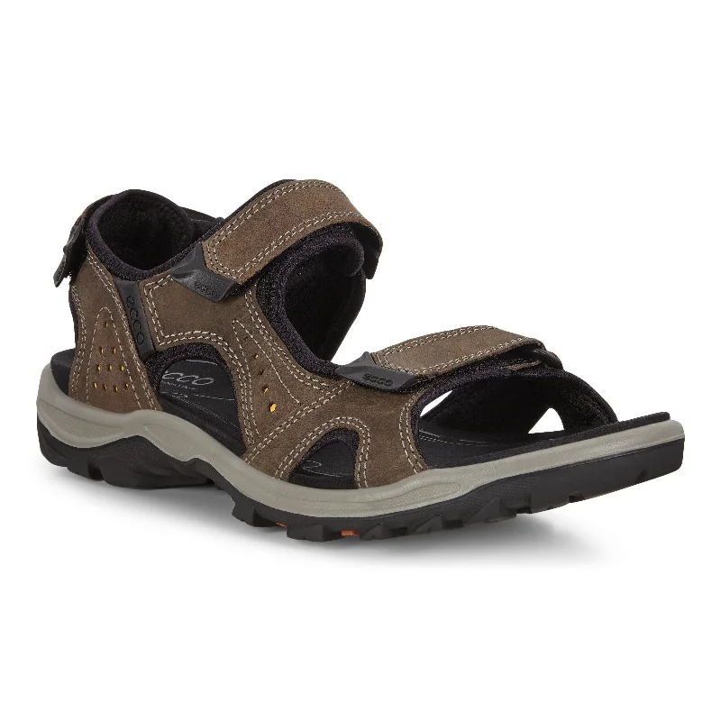 Men's sandals with a decorative buckle or charmYucatan - Dark Clay - Men's