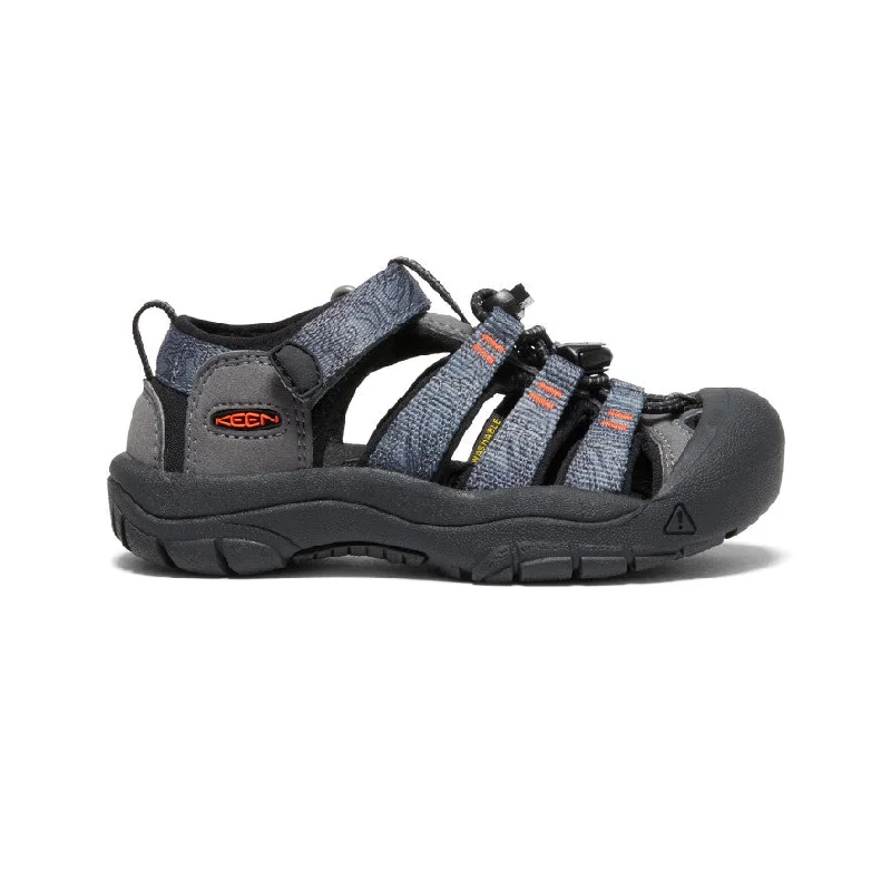 Men's sandals with a wide strap for supportLittle Kids' Newport H2  |  Steel Grey/Black