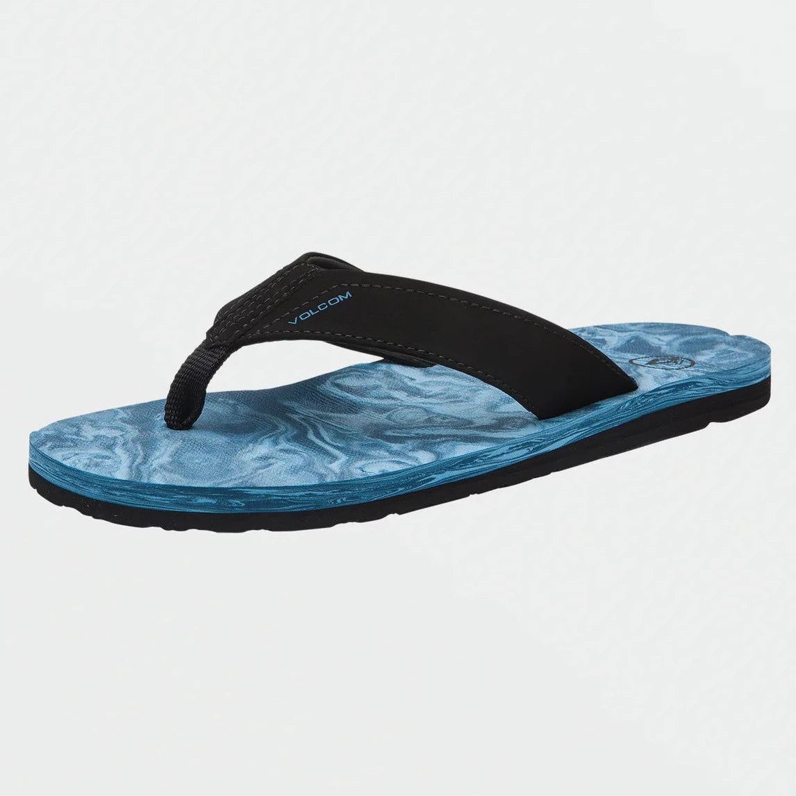 Men's sandals with a flexible sole for easy movementVolcom Men's Victor Sandal - Aged Indigo Swirl