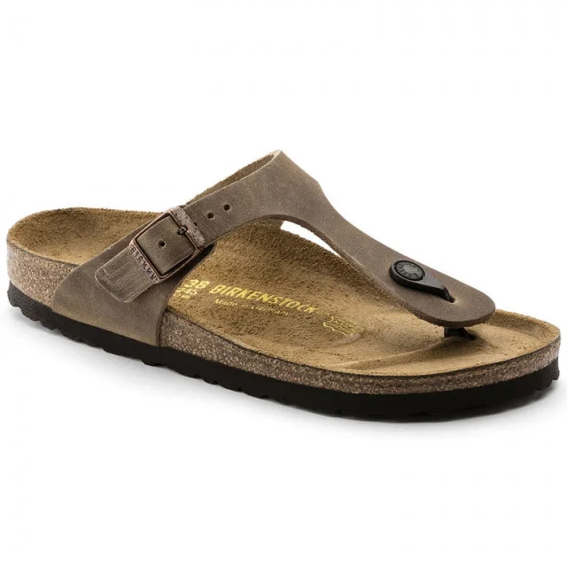 Men's sandals with a buckle closureGizeh Oiled Leather - Regular