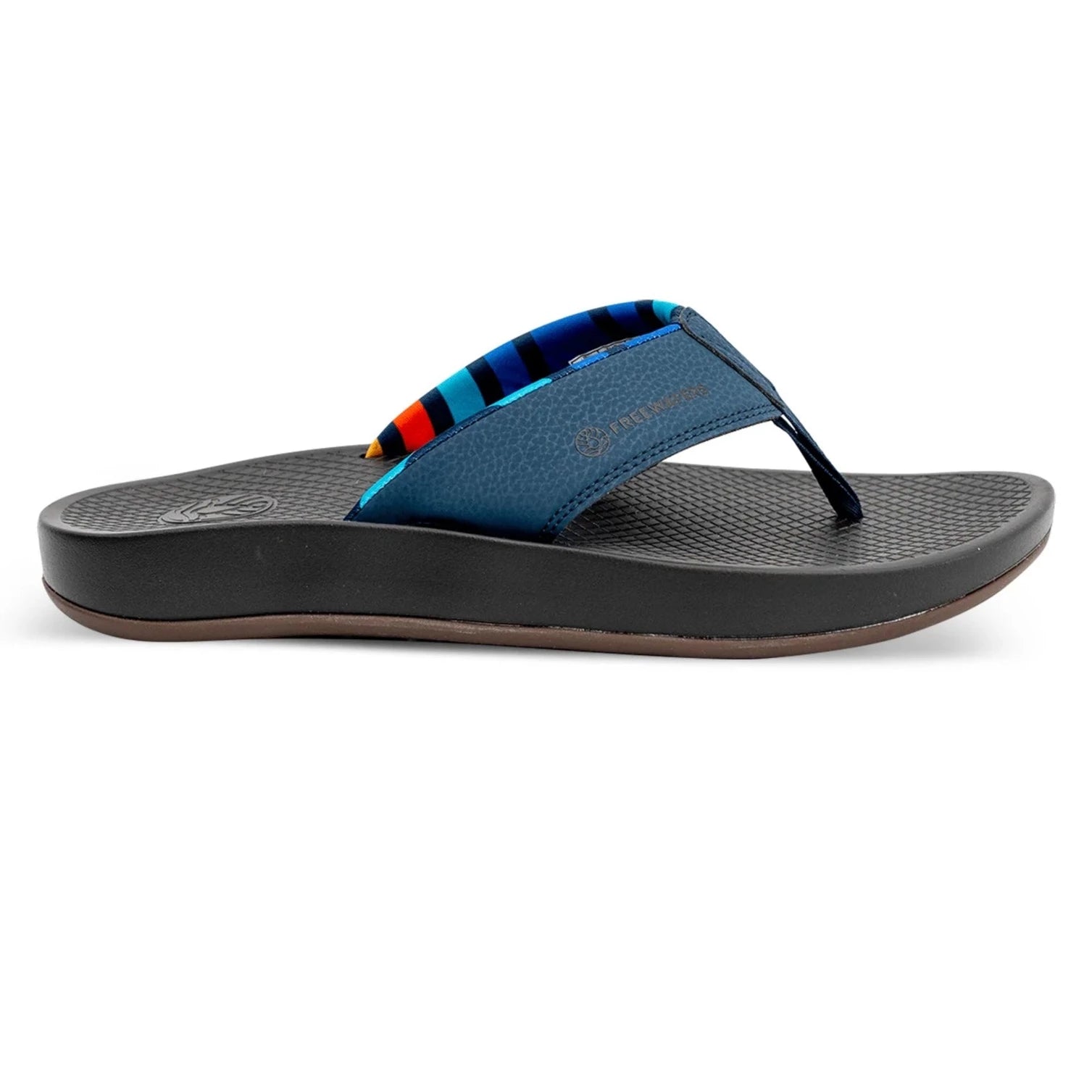 Men's sandals with a buckle closureFreewaters Cloud 9 Men's Super Soft Sandals - Navy