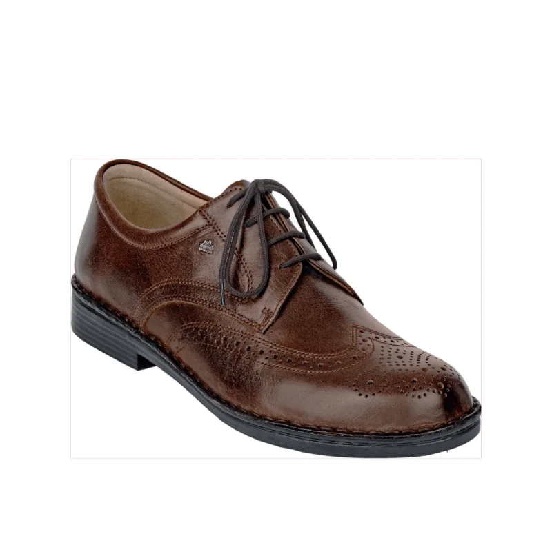 Men's Oxford shoes with a double - buckle strapFinn Comfort Men's Budapest - Beaver Valley