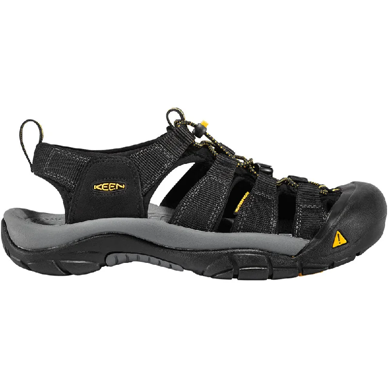 Men's sandals with a rubber sole for tractionKeen Newport H2 Black (Men's)