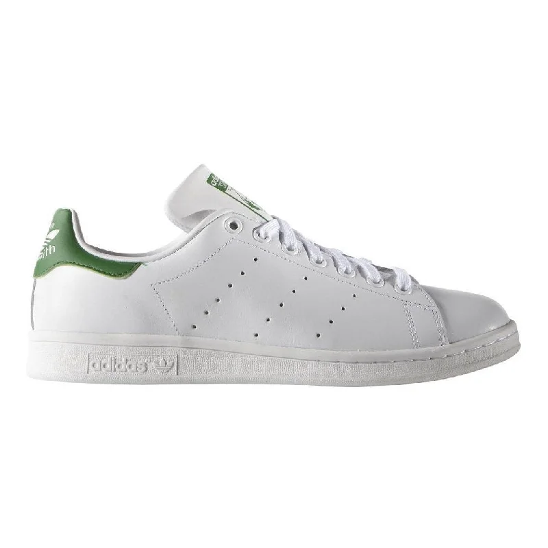 Men's Oxfords with a perforated leather strap for ventilationAdidas Men's Stan Smith White/Green