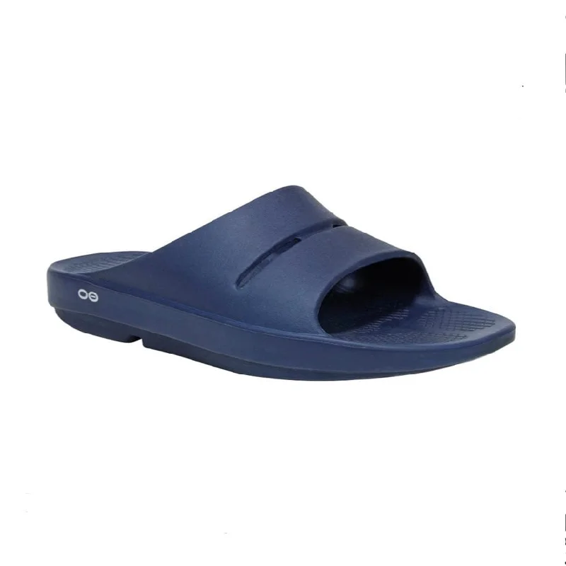 Men's sandals with a buckle closureOOahh Navy