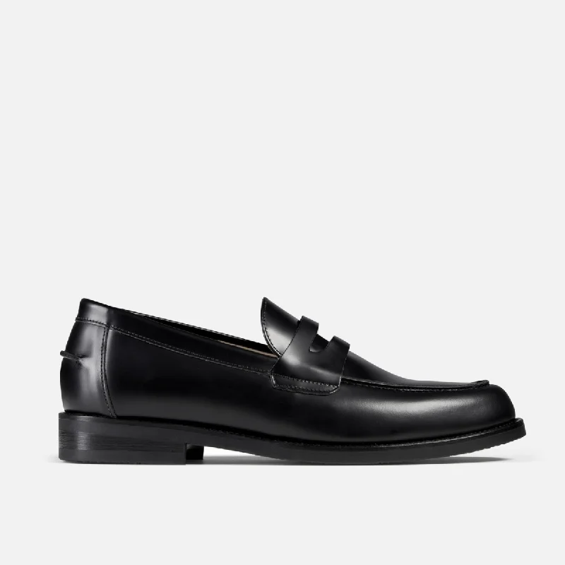 Wilde Black Penny Loafer - Men's