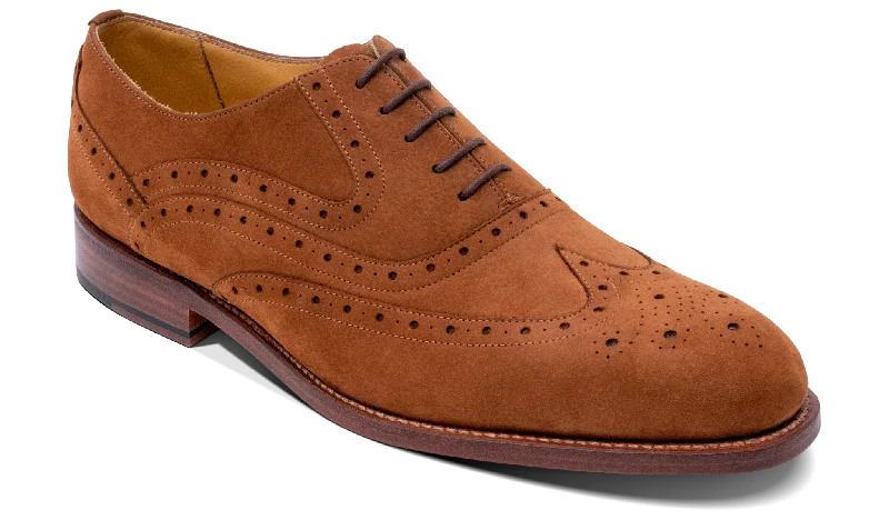 Men's Oxford shoes with a polished leather finishLiffey - Tan Nubuck