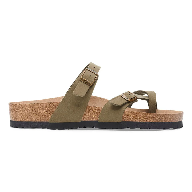 Men's sandals with a decorative buckle or charmMayari Vegan in Pine from Birkenstock