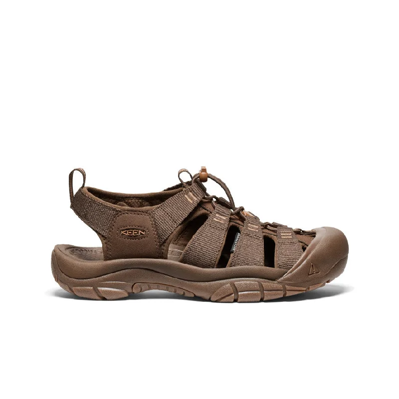 Men's sandals with a rubber sole for tractionMen's Newport H2 Sandal  |  Monochrome/Dark Earth