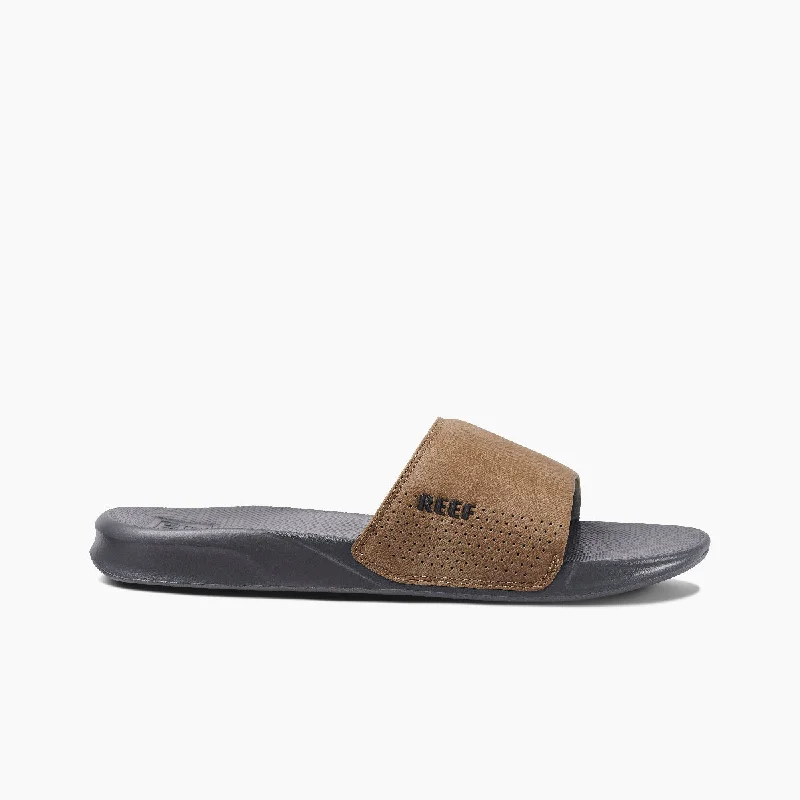 Men's sandals with a wide strap for supportReef One Slide