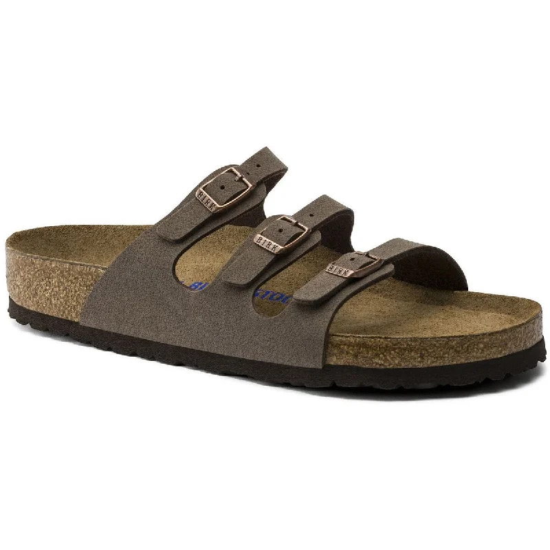 Men's sandals with a buckle closureFlorida Soft Footbed Birko-Flor Nubuck - Regular