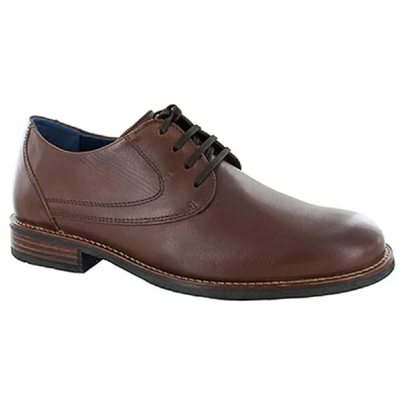 Men's leather Oxford shoes with a plain toeWolky Georgetown Cognac Leather Oxford (Men's)