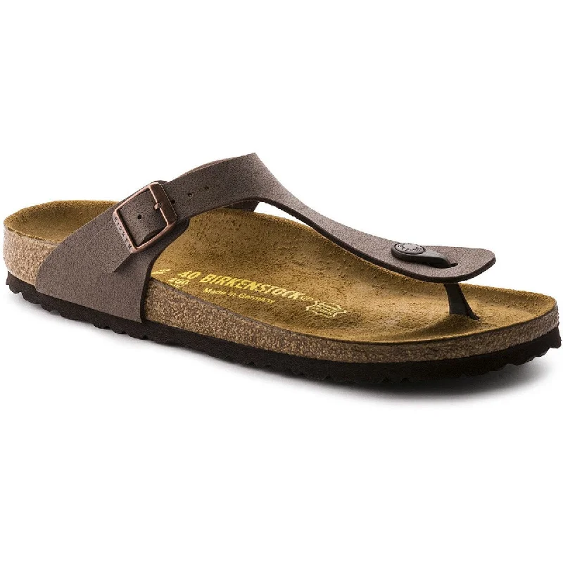 Men's sandals with a wide strap for supportGizeh Birko-Flor Nubuck - Regular