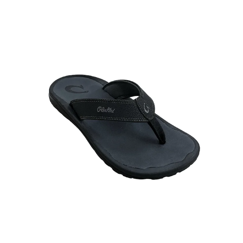 Men's sandals with a leather lining for comfortMen's Ohana Flip Flop Sandal-Black/Dark Shadow