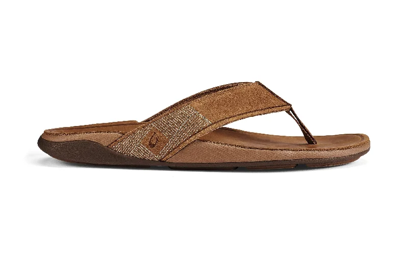 Men's sandals in a neutral color like black or brownTuahine - Toffee