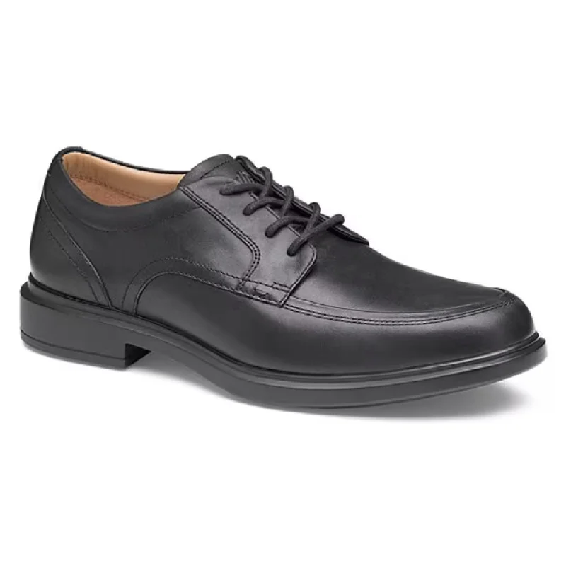 Men's Oxford shoes with a leather lining for breathabilityJohnston & Murphy Stanton 2.0 Black Full Grain Lace-Up Shoe (Men's)