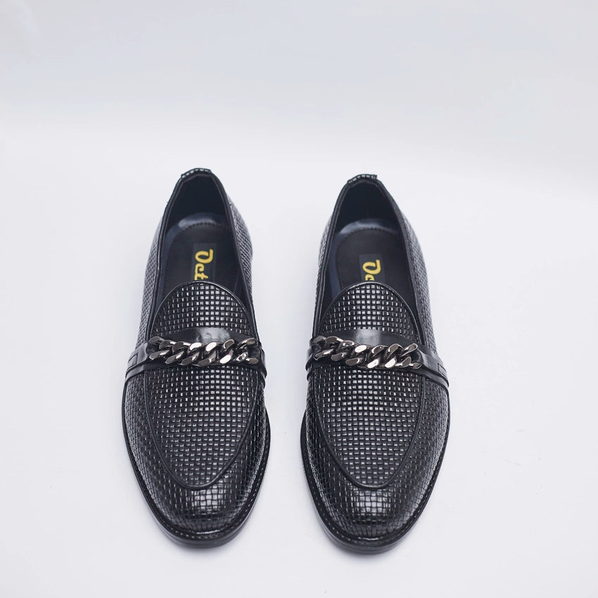 Plain leather loafers