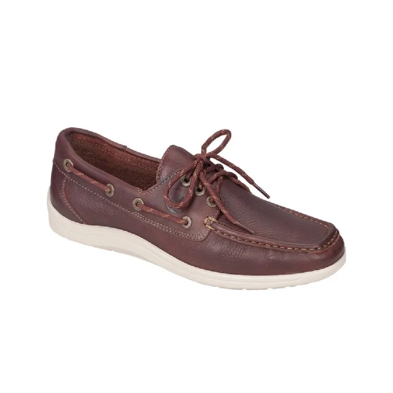 Men's Oxfords with a low - heeled design and a square toeSAS Men's Decksider Lace Up Boat Shoes - New Briar