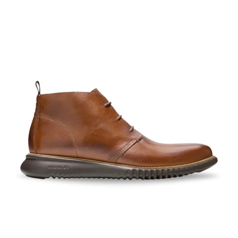 Men's Oxford shoes with a padded insole for all - day comfortCole Haan Men's 2.Zerogrand Chukka - British Tan/Java