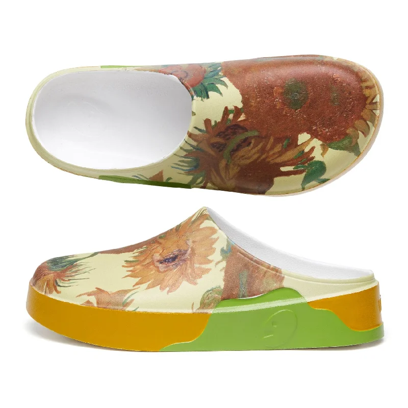 Men's sandals with a removable insole for cleaningVan Gogh Sunflowers Tenerife Men