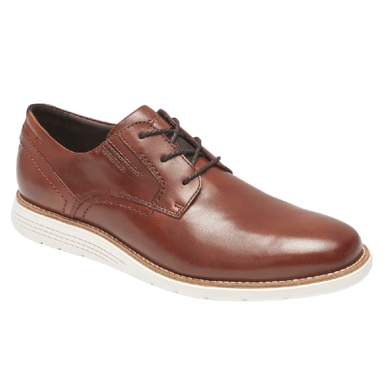 Men's Oxford shoes with a smooth leather upper and a leather soleRockport TMSD Plain Toe