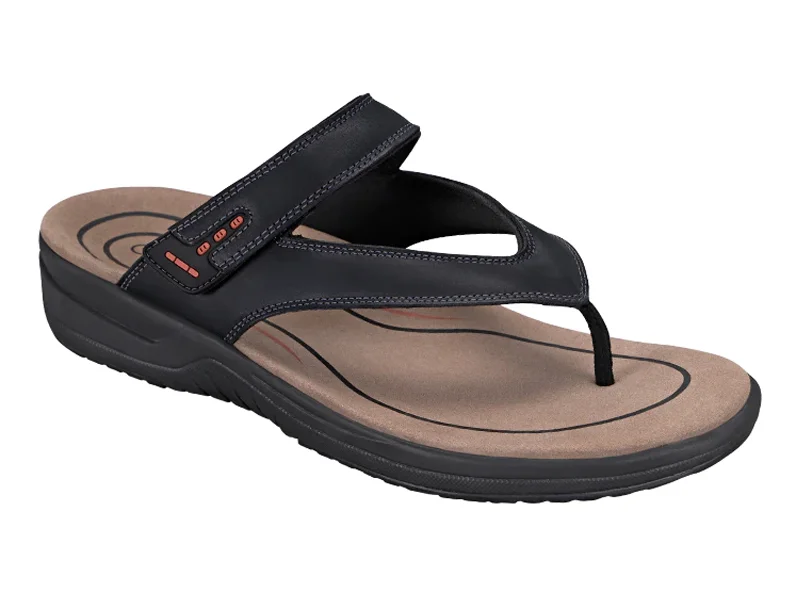 Men's sandals with a durable outer soleOrthofeet El Dorado - Mens Sandals