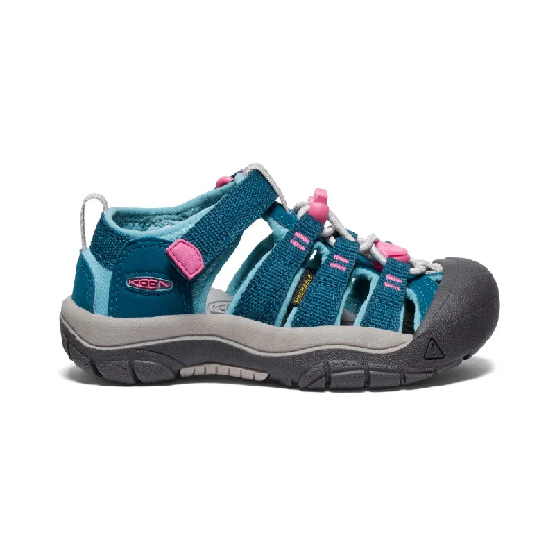 Men's sandals with a cushioned footbedLittle Kids' Newport H2  |  Legion Blue/Hot Pink