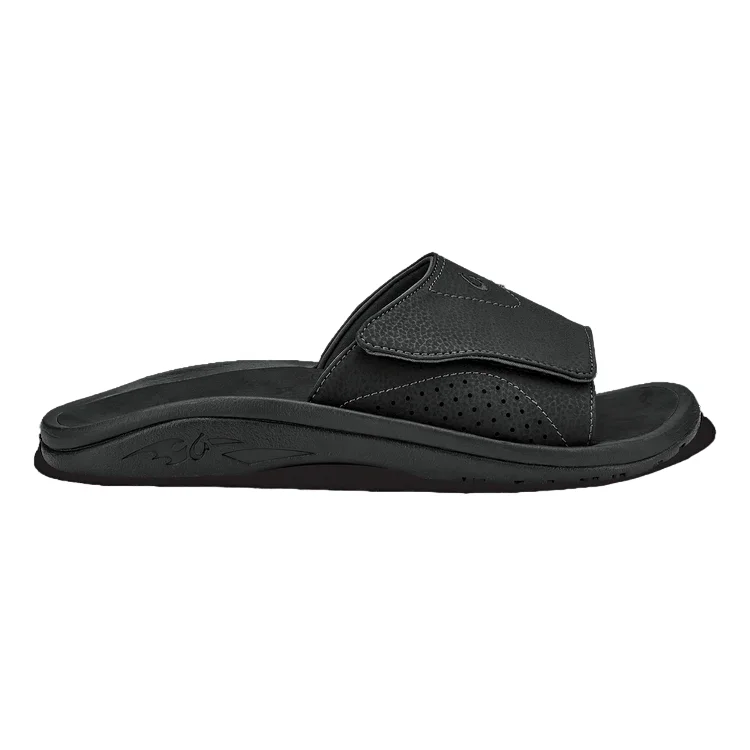 Men's sandals with a durable outer soleMen's Nalu Slide Sandal-Black/Black